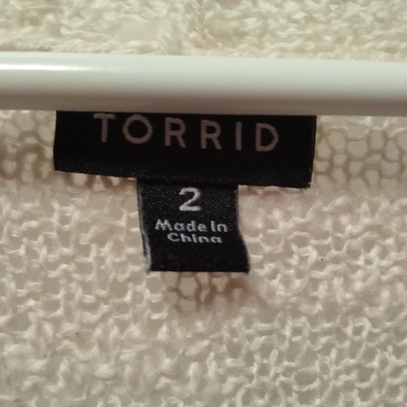 Torrid Fringe Open Cardigan - Picture 5 of 6